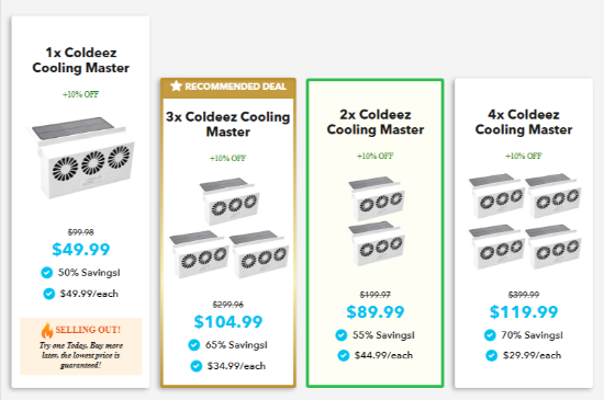 Coldeez Cooling Master Coldeez Cooling Master Price