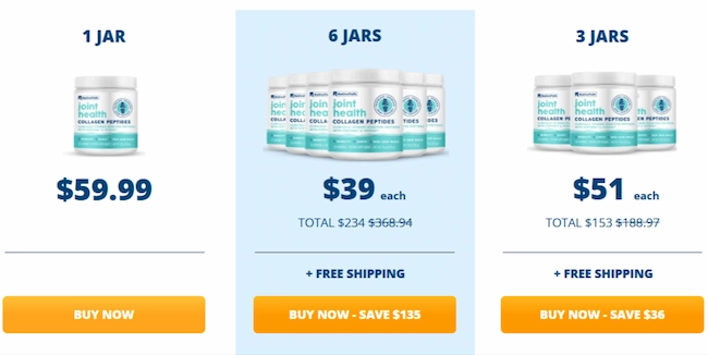 NativePath Joint Health Pricing