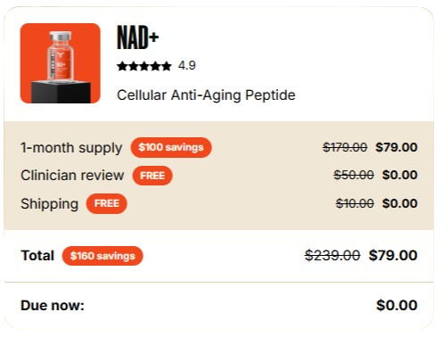 Taurus NAD+ Pricing